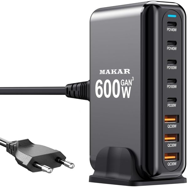تکنولوژی GaN3 شارژر 600 وات