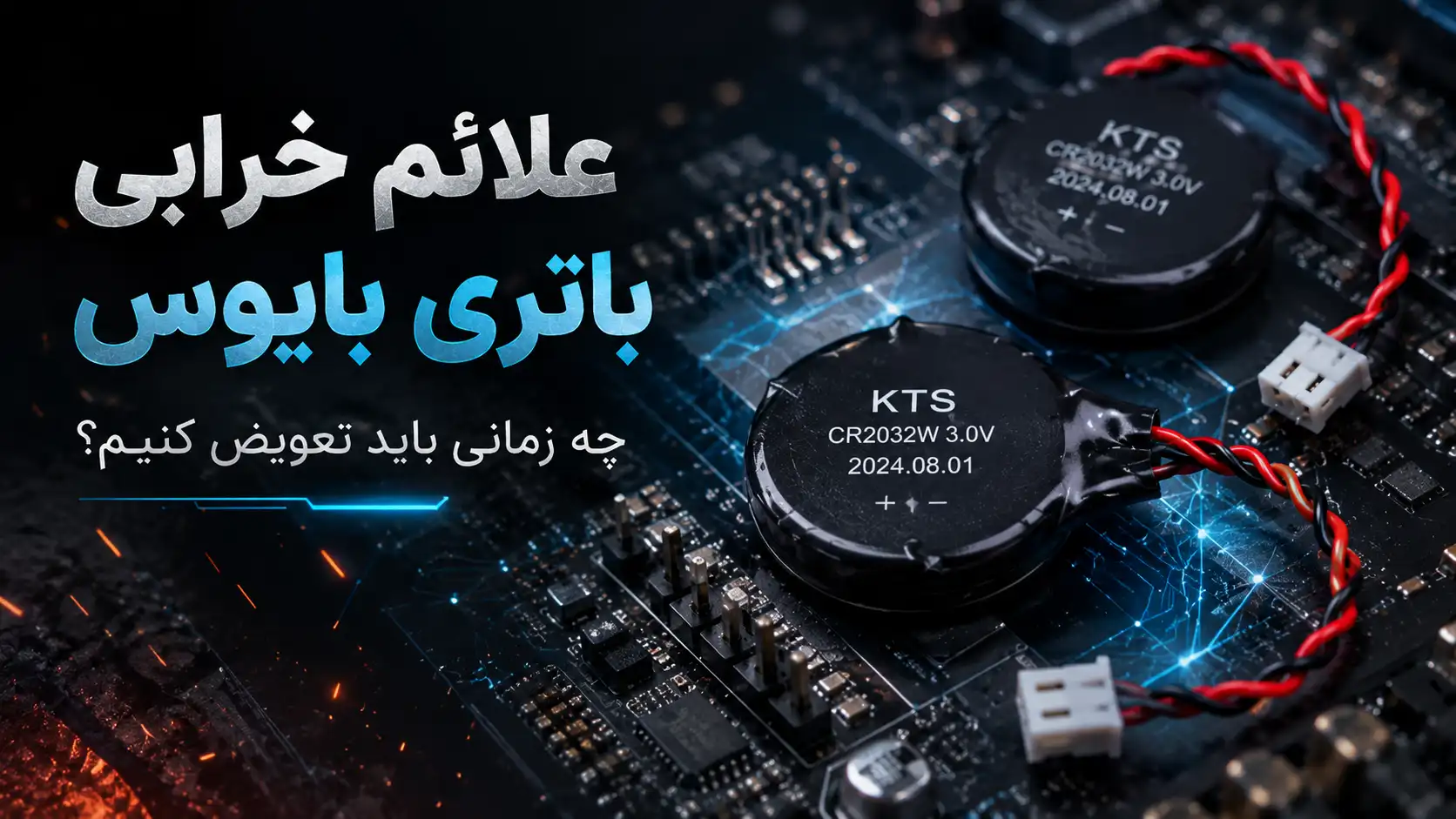 علت خرابی باتری بایوس