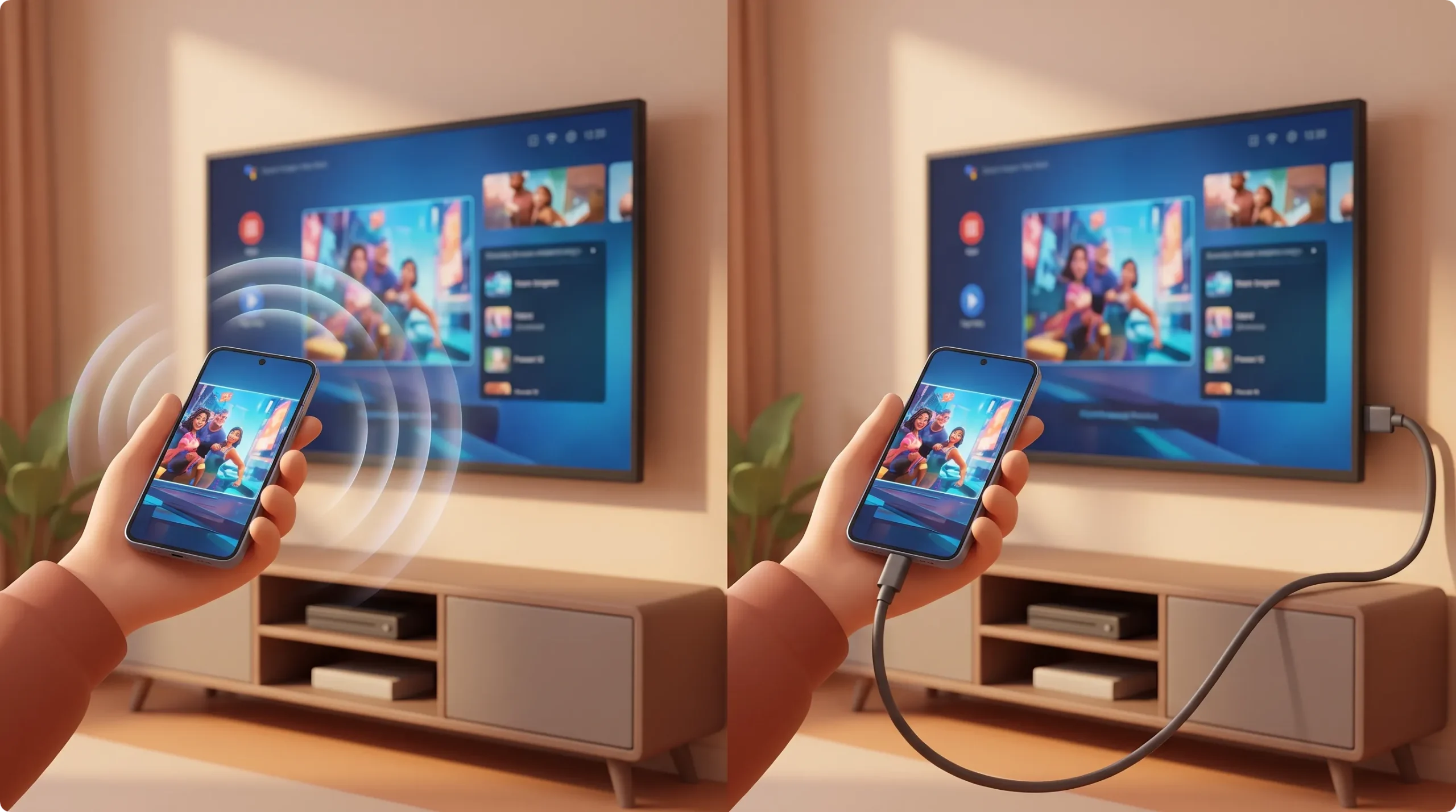 وصل کردن گوشی هواوی به تلویزیون با کابل HDMI